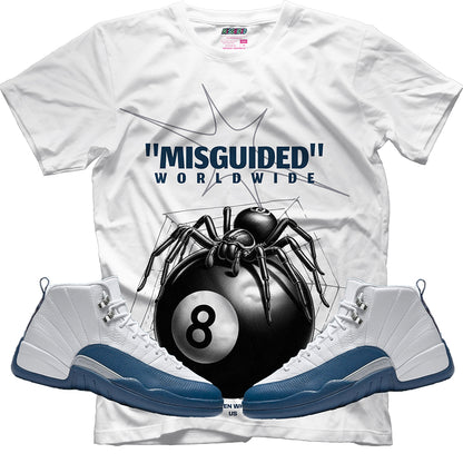 Misguided Spider (Air Jordan 12 French Blue) T-Shirt
