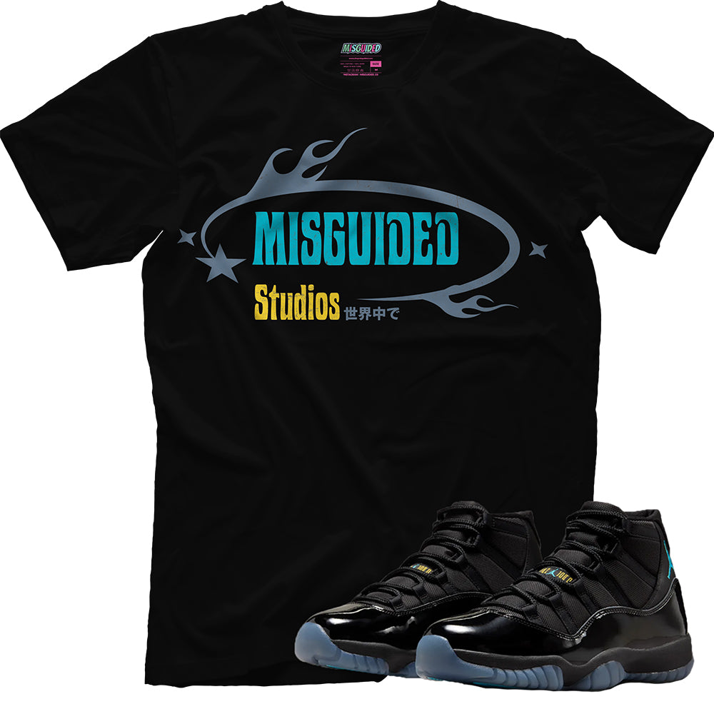Misguided Studios (Air Jordan 11 Gamma Blue) T-Shirt