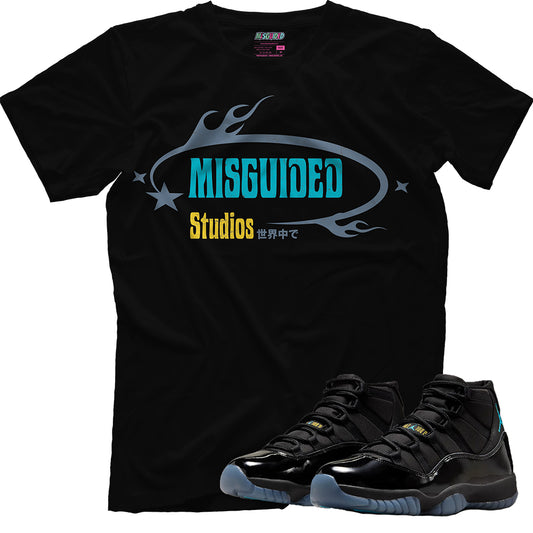 Misguided Studios (Air Jordan 11 Gamma Blue) T-Shirt