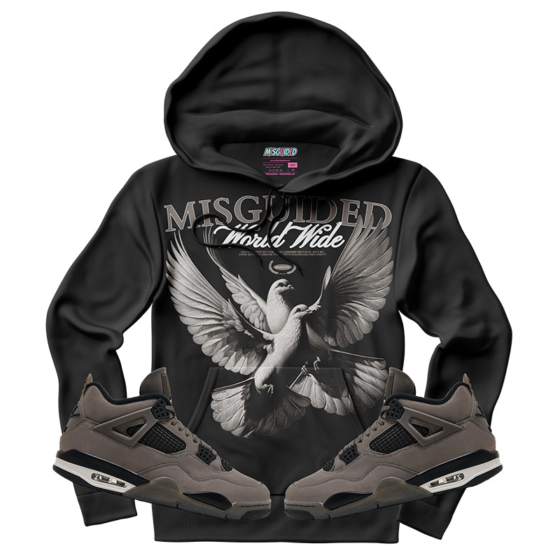 Sudadera con capucha "El amor nunca termina" (Air Jordan 4 Brick By Brick)