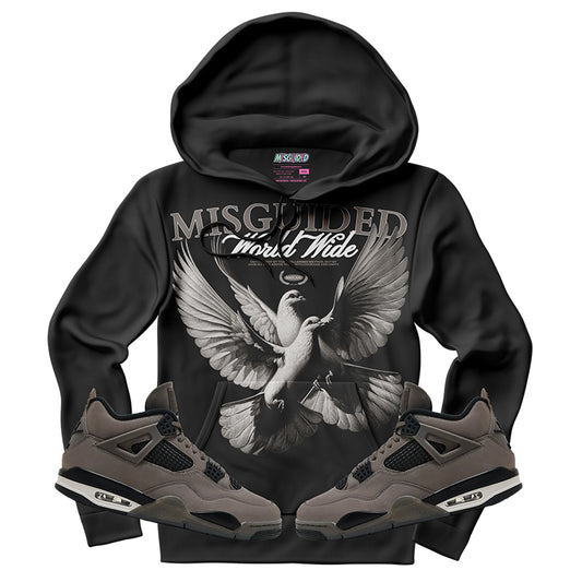 Sudadera con capucha "El amor nunca termina" (Air Jordan 4 Brick By Brick)