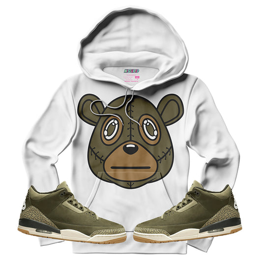 Sudadera con capucha "El amor nunca termina" (Air Jordan 4 Brick By Brick)
