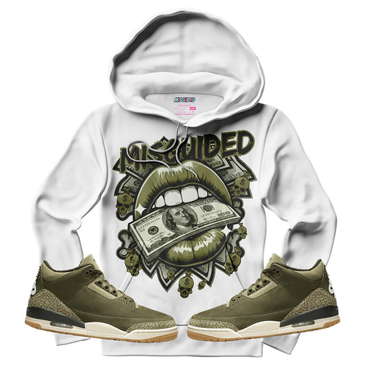 Sudadera con capucha "El amor nunca termina" (Air Jordan 4 Brick By Brick)