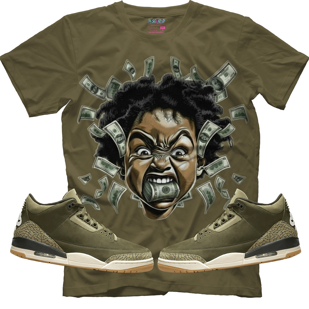 Money Mouth (Air Jordan 3 Family Affair) T-Shirt