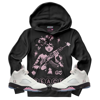Sudadera con capucha "El amor nunca termina" (Air Jordan 4 Brick By Brick)