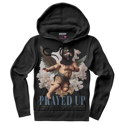 Sudadera con capucha "El amor nunca termina" (Air Jordan 4 Brick By Brick)