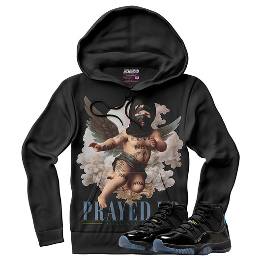 Sudadera con capucha "El amor nunca termina" (Air Jordan 4 Brick By Brick)