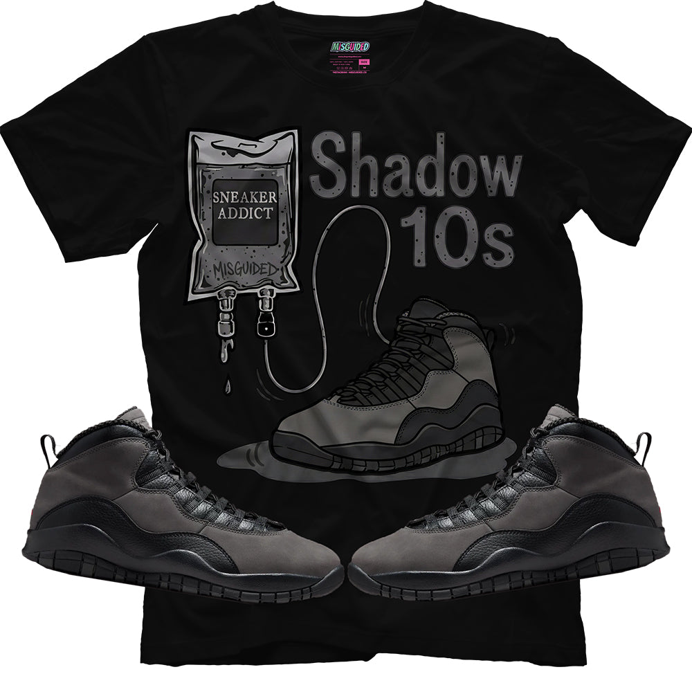 Sneaker Addict (Air Jordan 10 Shadow) T-Shirt