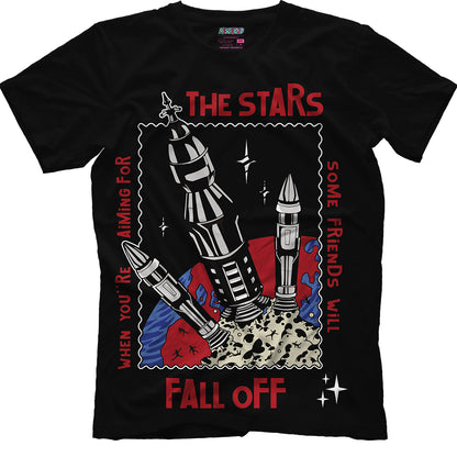 When Aiming For The Stars Some Friends Will Fall Off(Air Jordan 5 Fire Red) T-Shirt