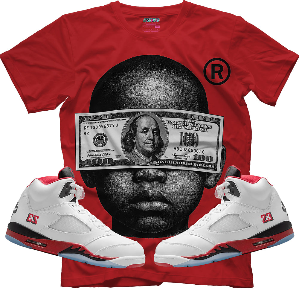 Yung Money (Air Jordan 5 Fire Red) T-Shirt