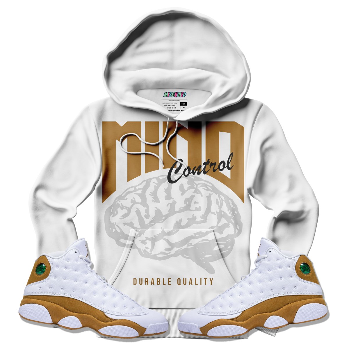 wheat jordan 13 outfit