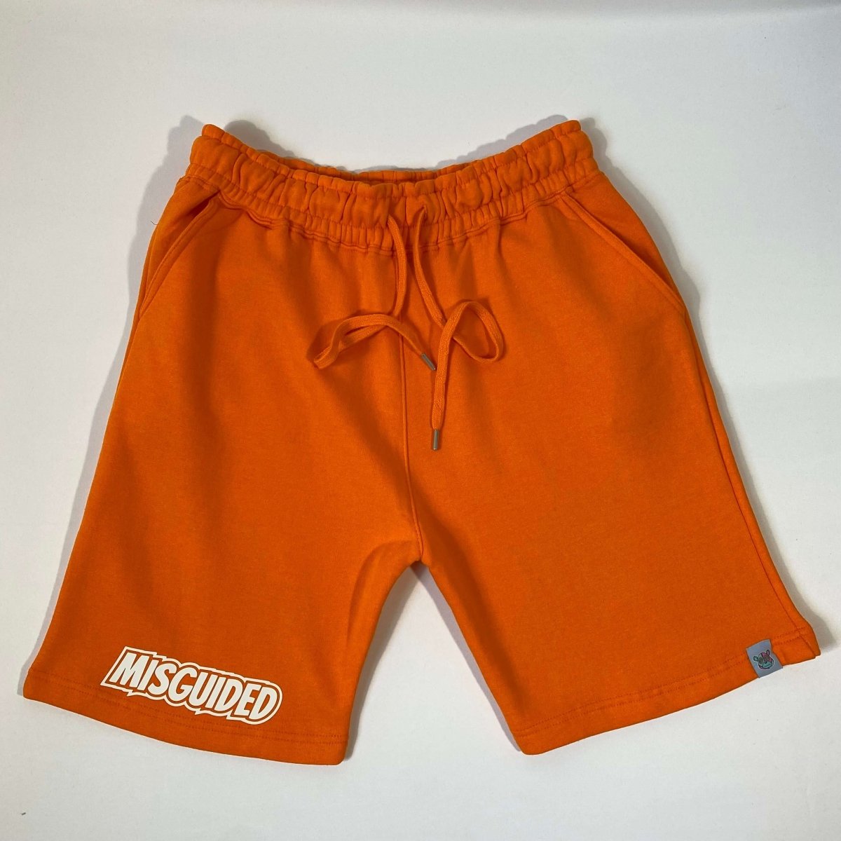 Misguided Jogger Shorts - Orange - Misguided