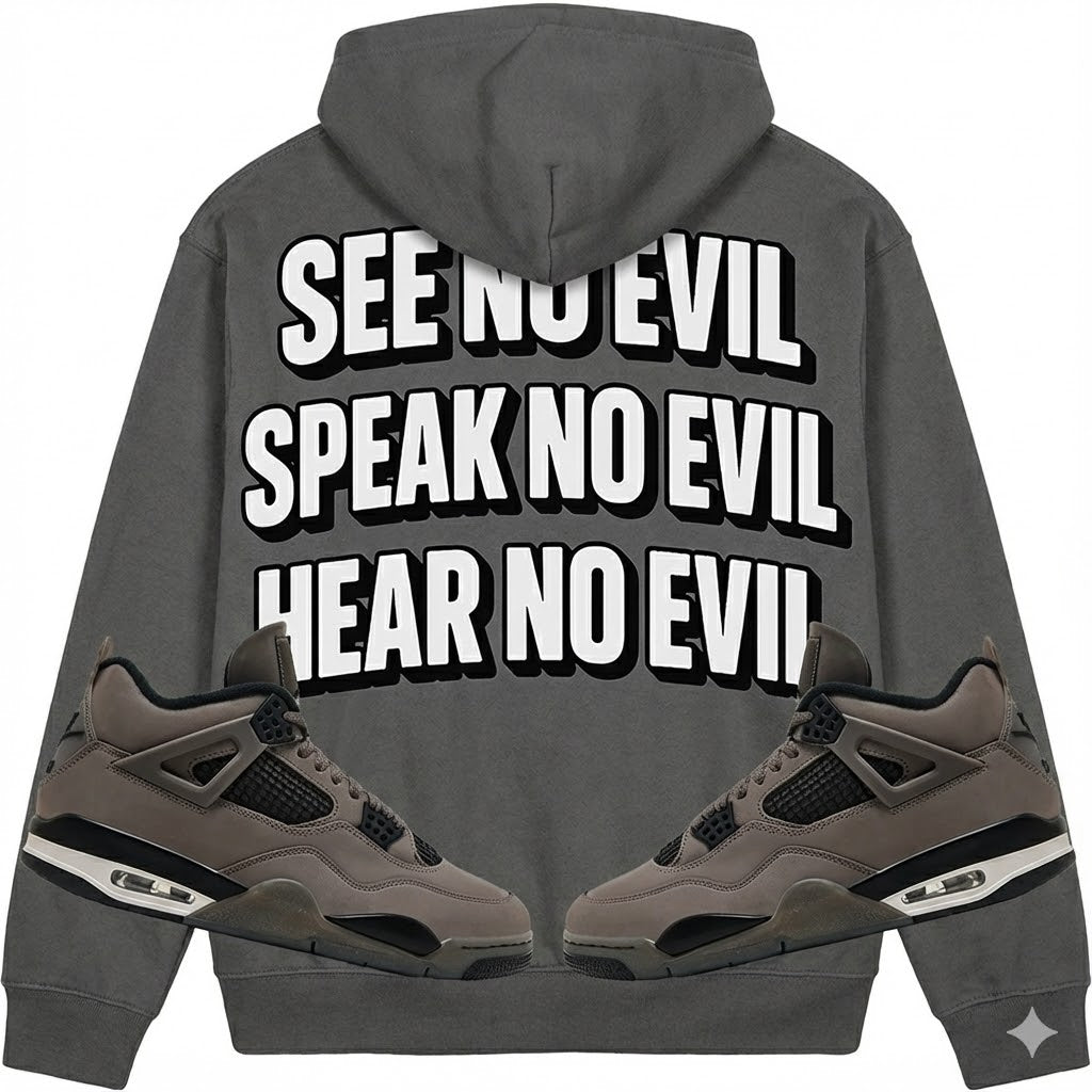 Sudadera con capucha "El amor nunca termina" (Air Jordan 4 Brick By Brick)