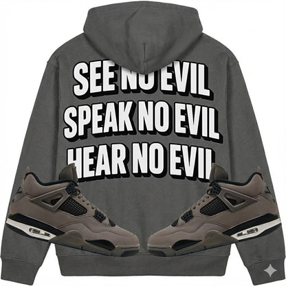 Sudadera con capucha "El amor nunca termina" (Air Jordan 4 Brick By Brick)